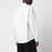 Camicia regular color crema in cotone e seta