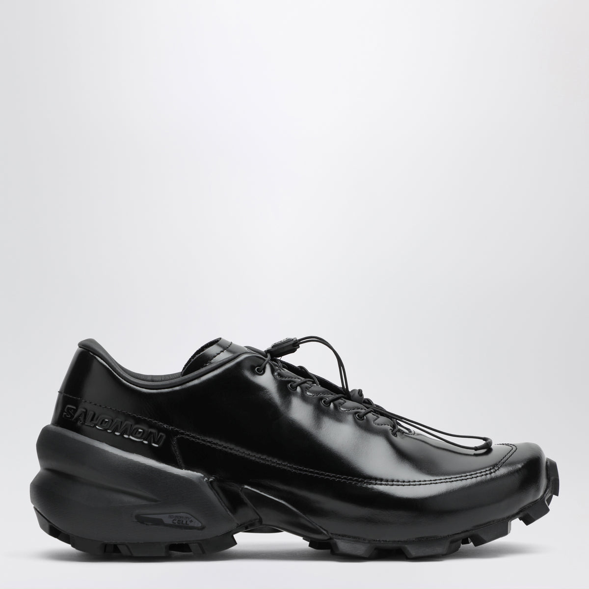 Sneakers Crossderby nere in pelle