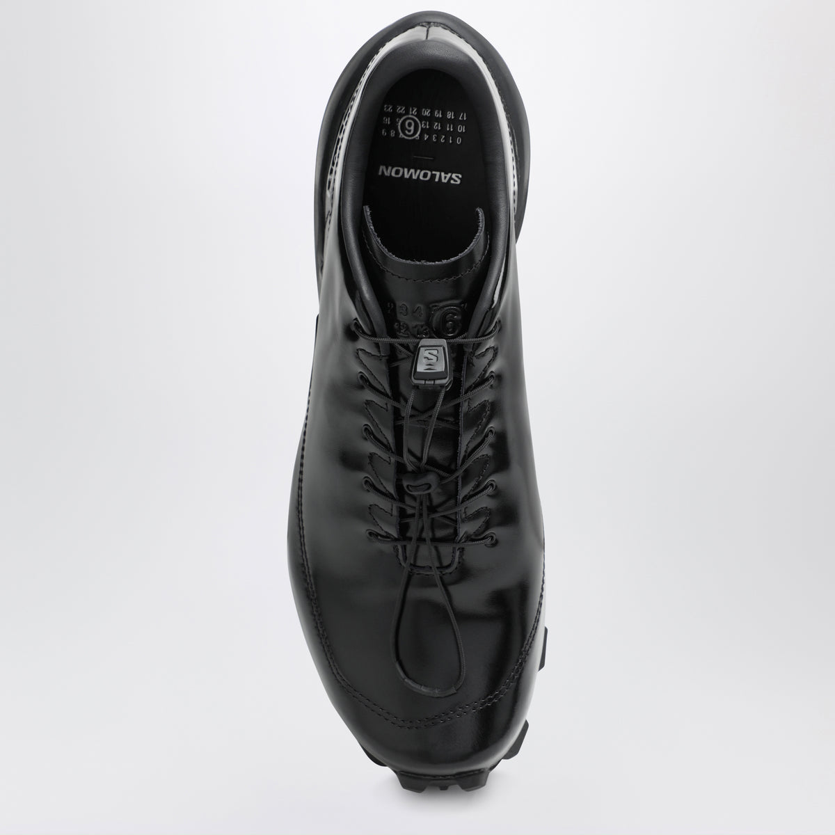 Sneakers Crossderby nere in pelle
