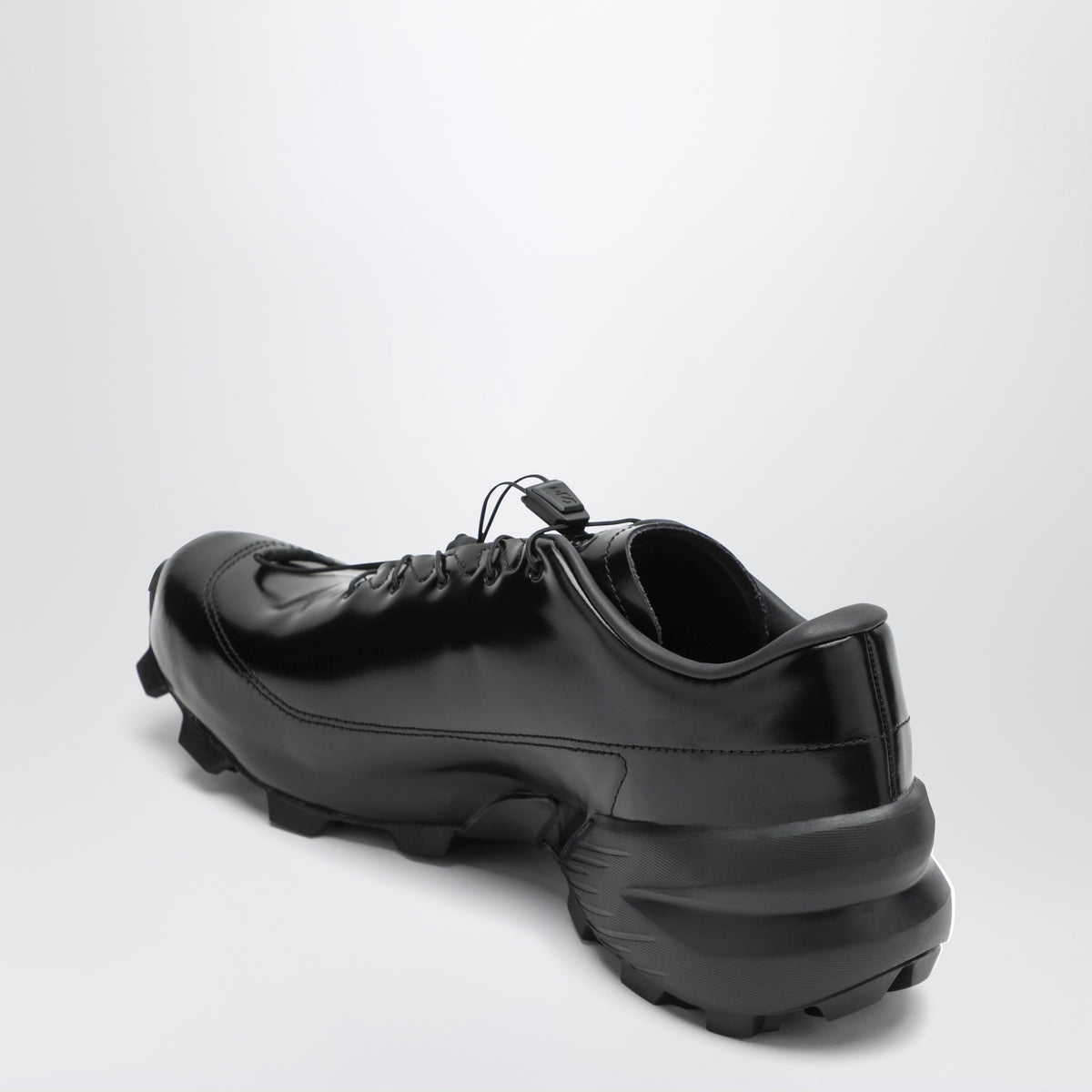 Sneakers Crossderby nere in pelle