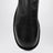 Black leather Chelsea Biker boots