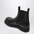 Black leather Chelsea Biker boots