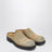 Mules Biker in suede lavato beige