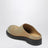 Mules Biker in suede lavato beige