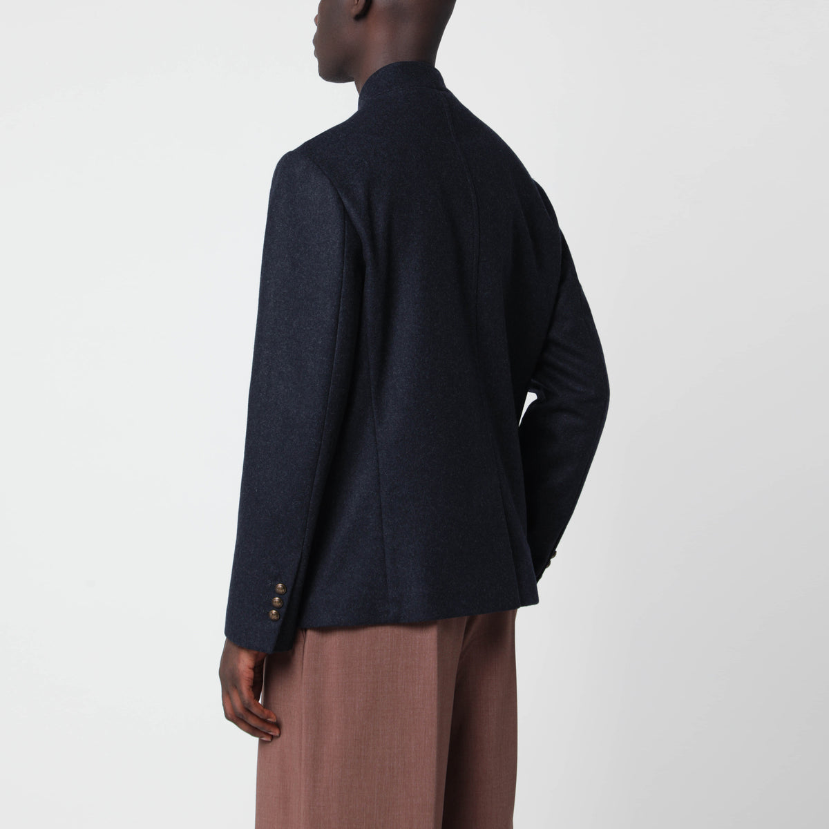 Otto blaue Jacke aus Schurwolle