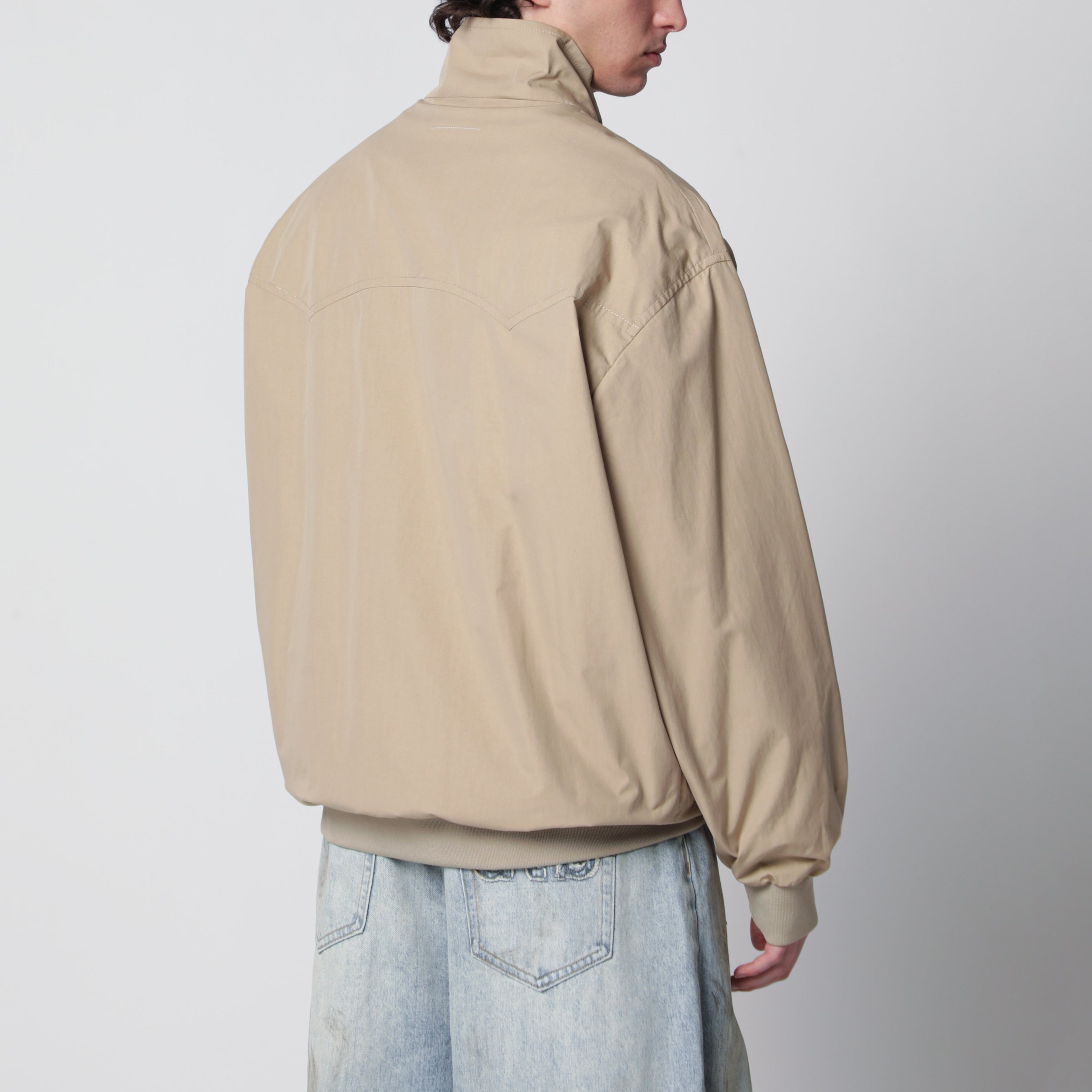 MM6 Maison Margiela Zip-up jacket in cotton blend | TheDoubleF