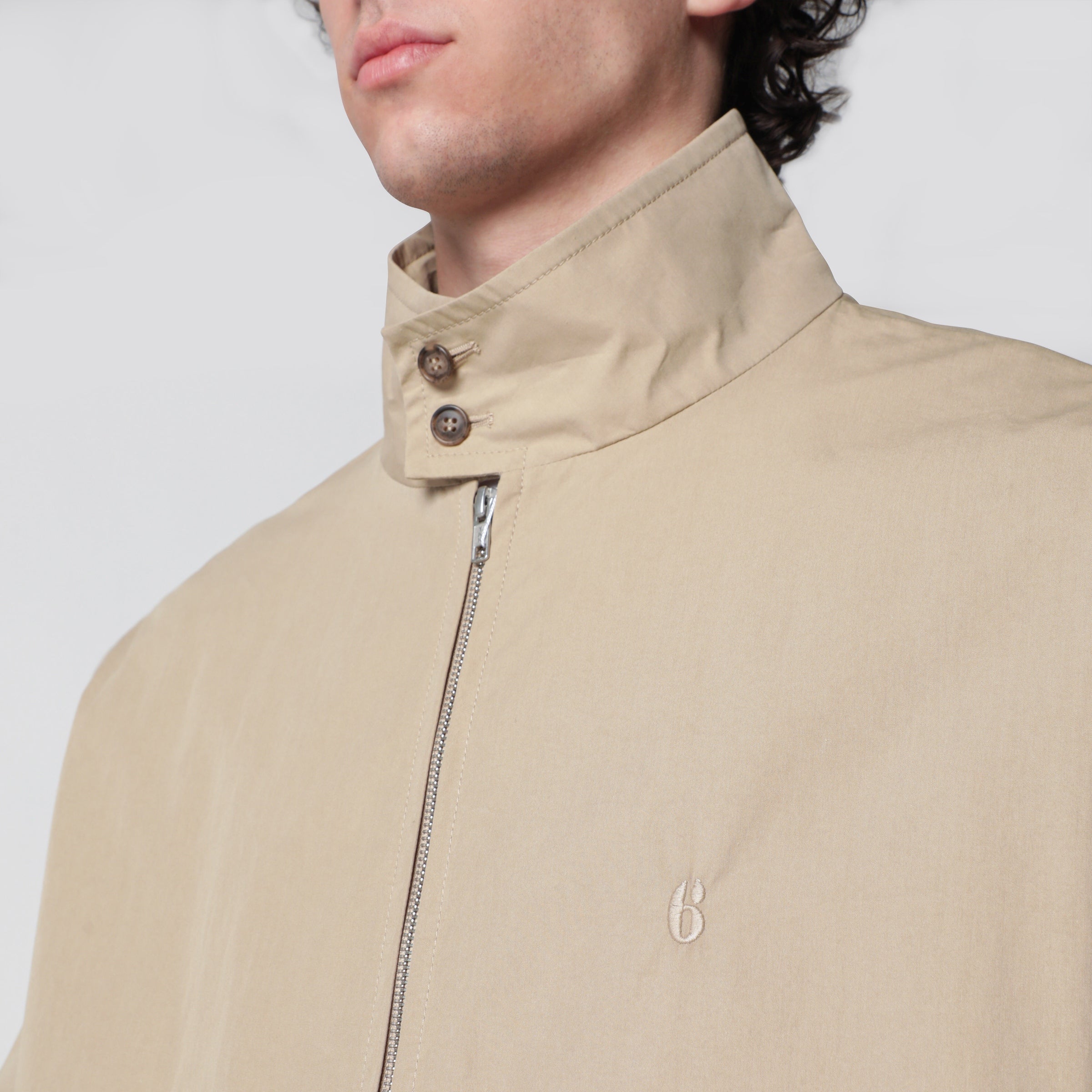 MM6 Maison Margiela Zip-up jacket in cotton blend | TheDoubleF