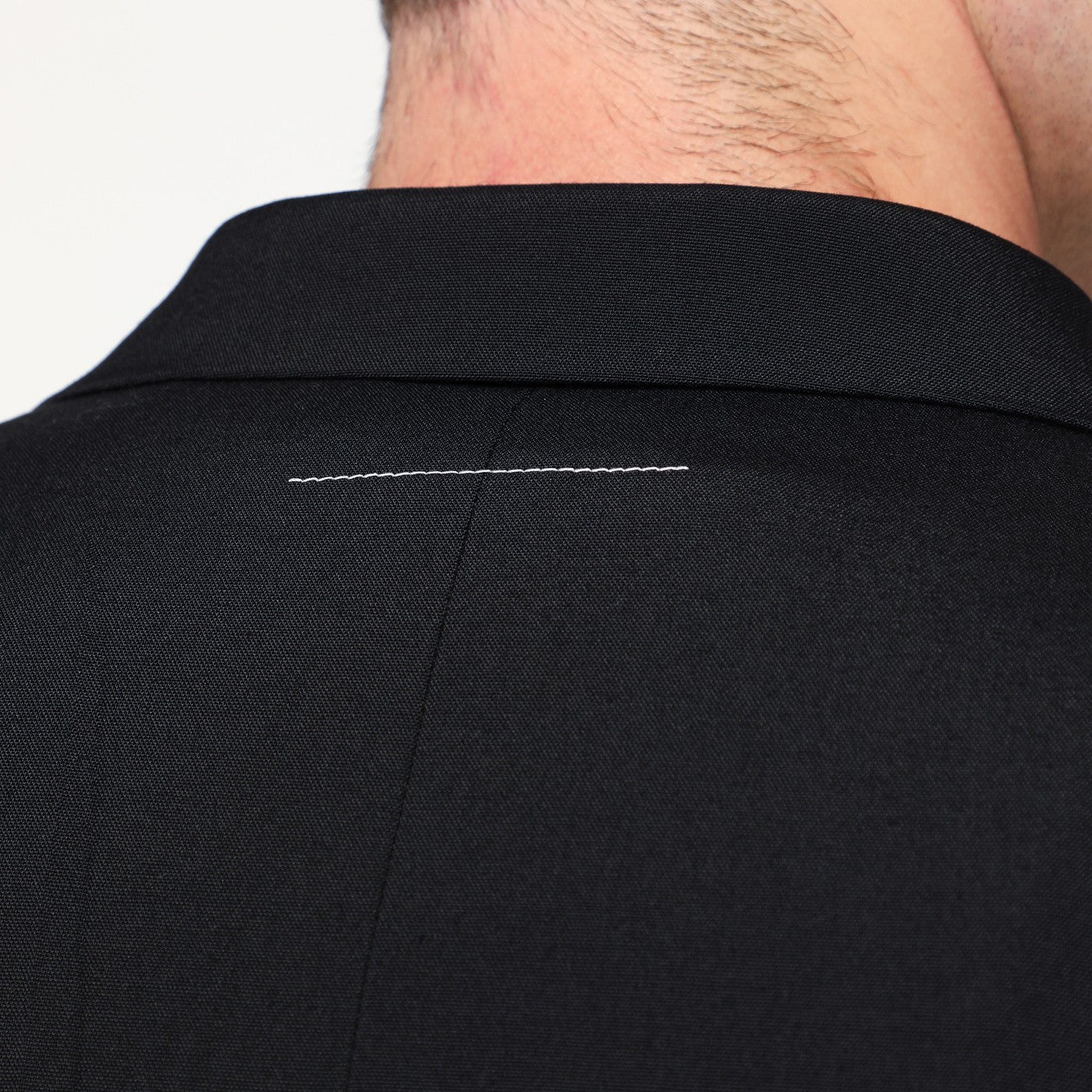 Veste noire en mélange de laine