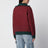 Jacquard-Strickpullover aus Wollmischung in Rot/Waldgrün