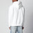 Sweat à capuche blanc en coton