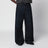Blue wide-leg denim jeans