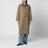 Cappotto reversibile blu/marrone in lana