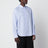 Chemise en coton rayée bleue Simon