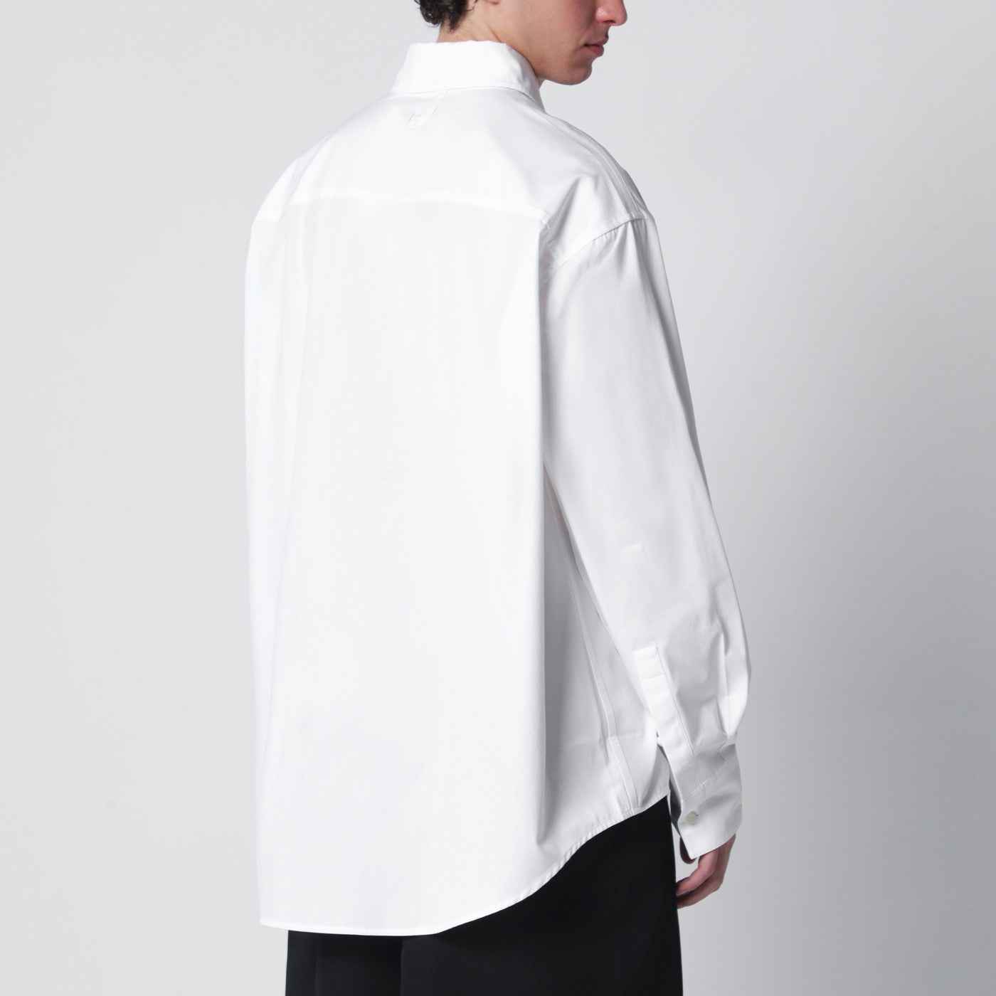 White Nappe cotton shirt
