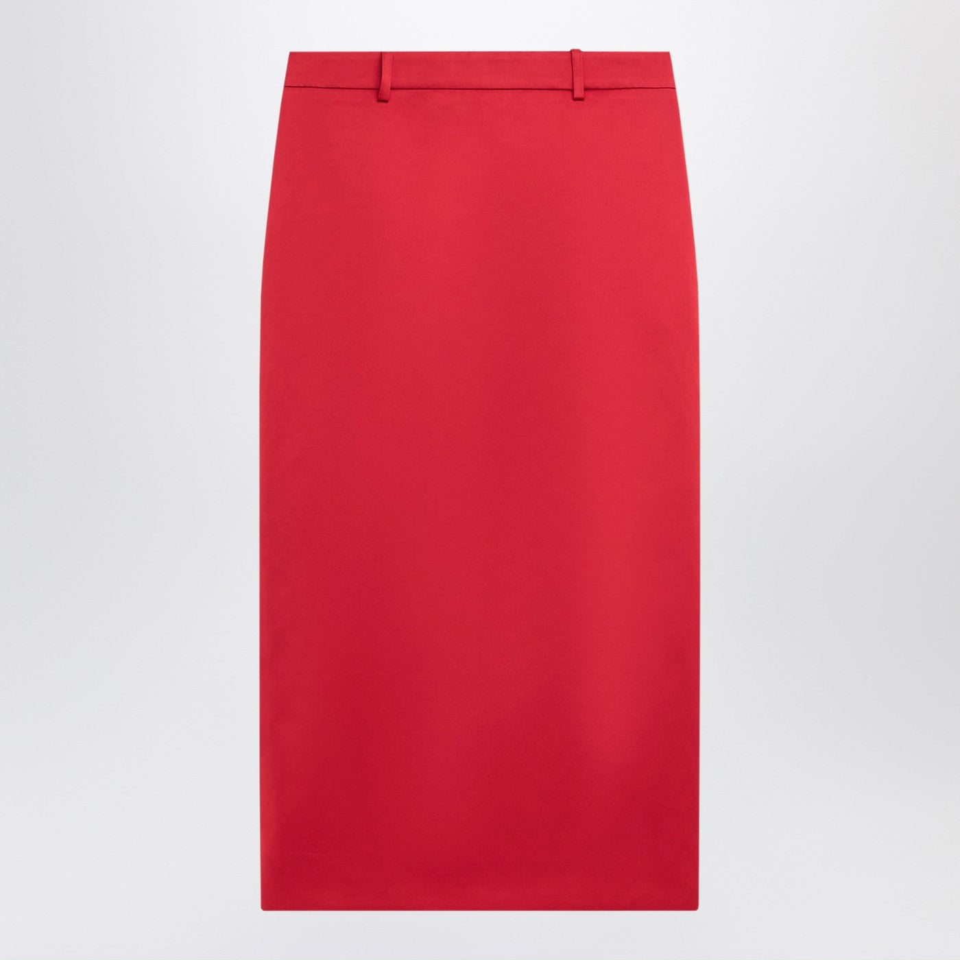 Jupe midi Alrose en satin rouge