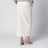 Midi skirt in off-white cotton blend