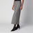 Light taupe Maybelle pencil skirt in wool