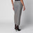 Light taupe Maybelle pencil skirt in wool