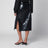 Samantha navy blue faux leather skirt