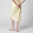 Light yellow asymmetric pareo skirt