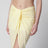 Light yellow asymmetric pareo skirt