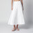 White flared Triangle skirt