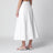 White flared Triangle skirt