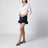 Minigonna La Mini Jupe Playa con volant navy
