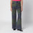 Mehrfarbige Wide-Leg-Jeans aus Denim