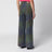 Jean large en denim multicolore