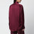 Chemise de smoking couleur aubergine en viscose