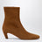 Sloan Stiefeletten in Kastanienbraun aus Veloursleder