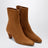 Sloan Stiefeletten in Kastanienbraun aus Veloursleder