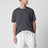 T-shirt a manica corta nera slavata