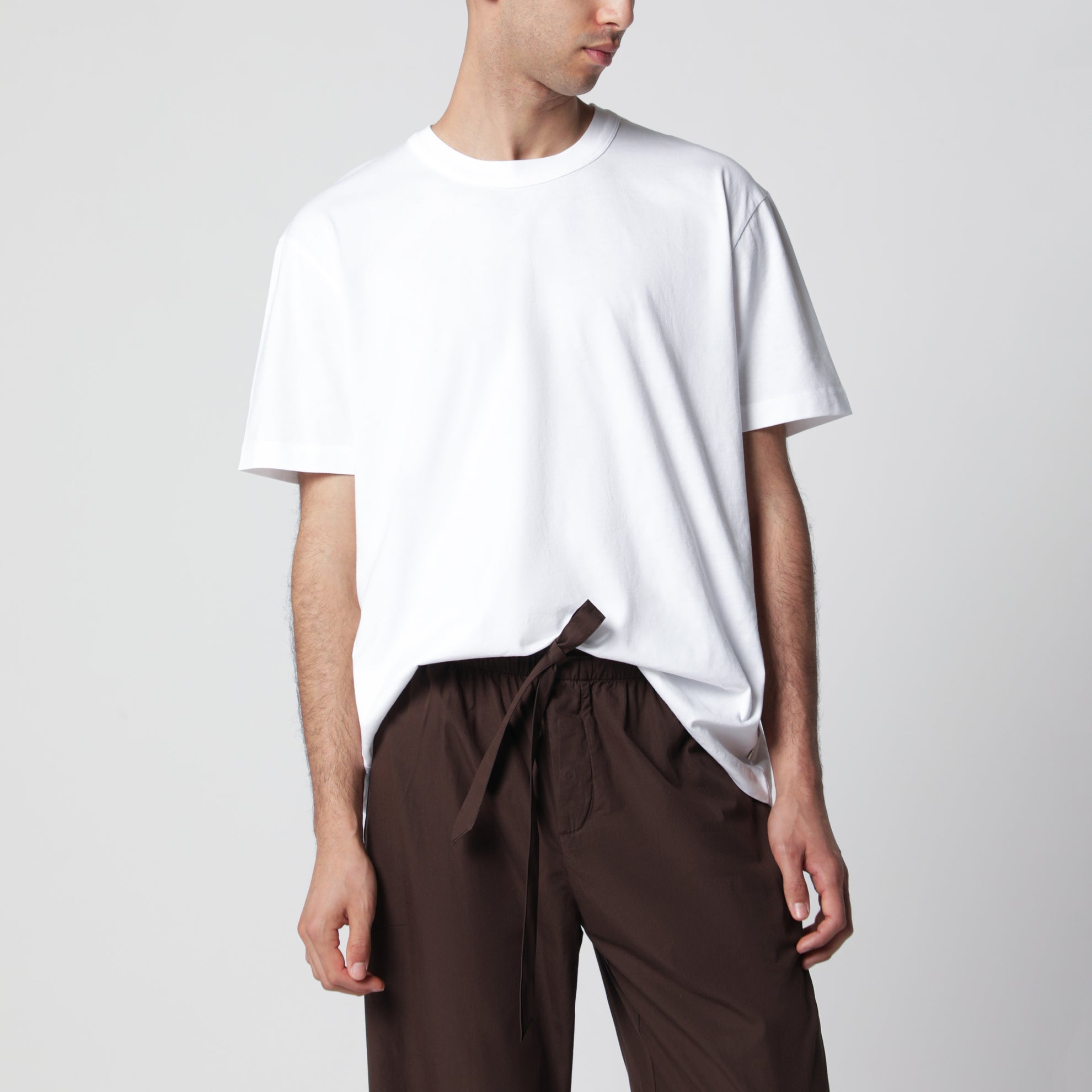 T-shirt a manica corta bianca