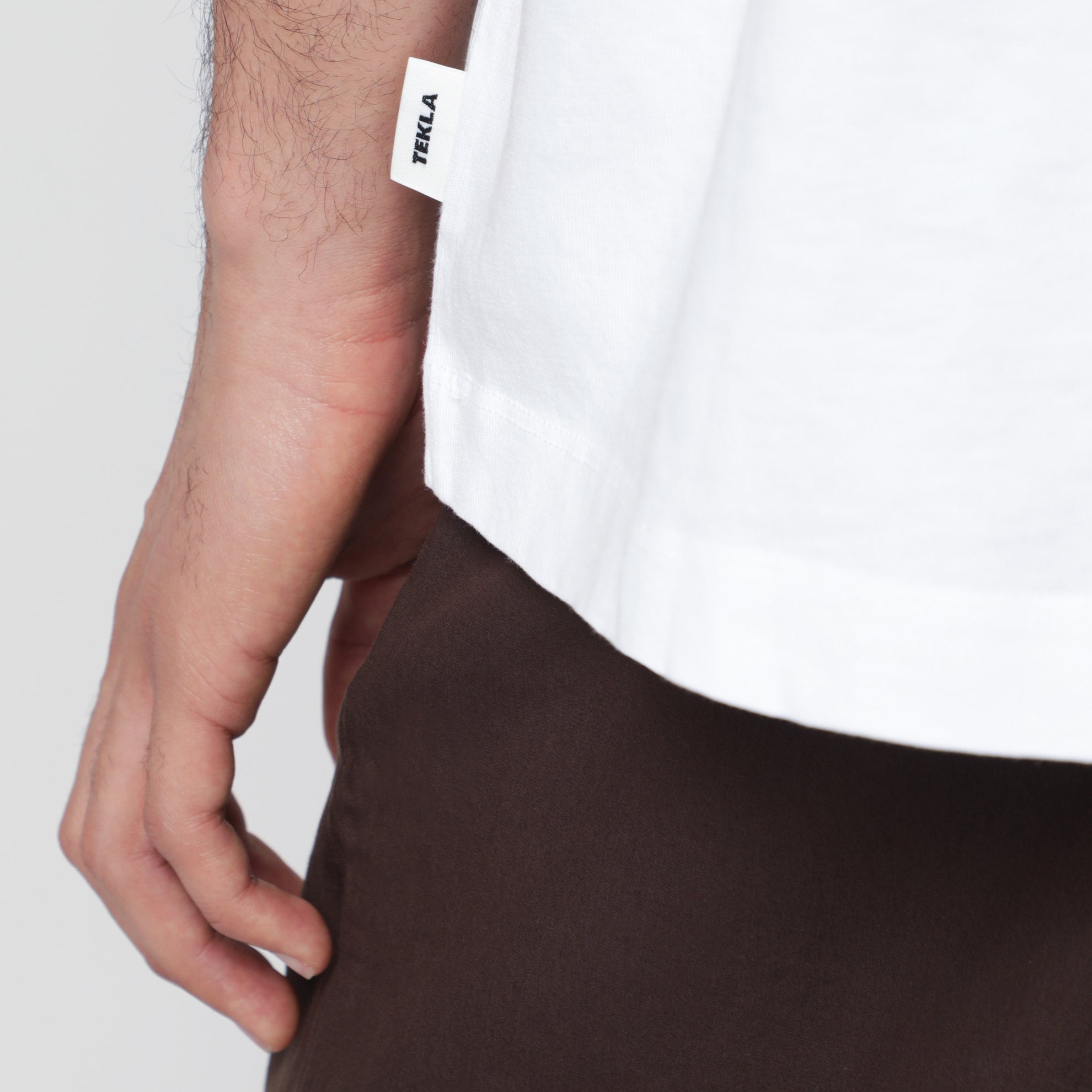 T-shirt a manica corta bianca