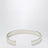 Numeric Logo rigid bracelet in silver-tone metal