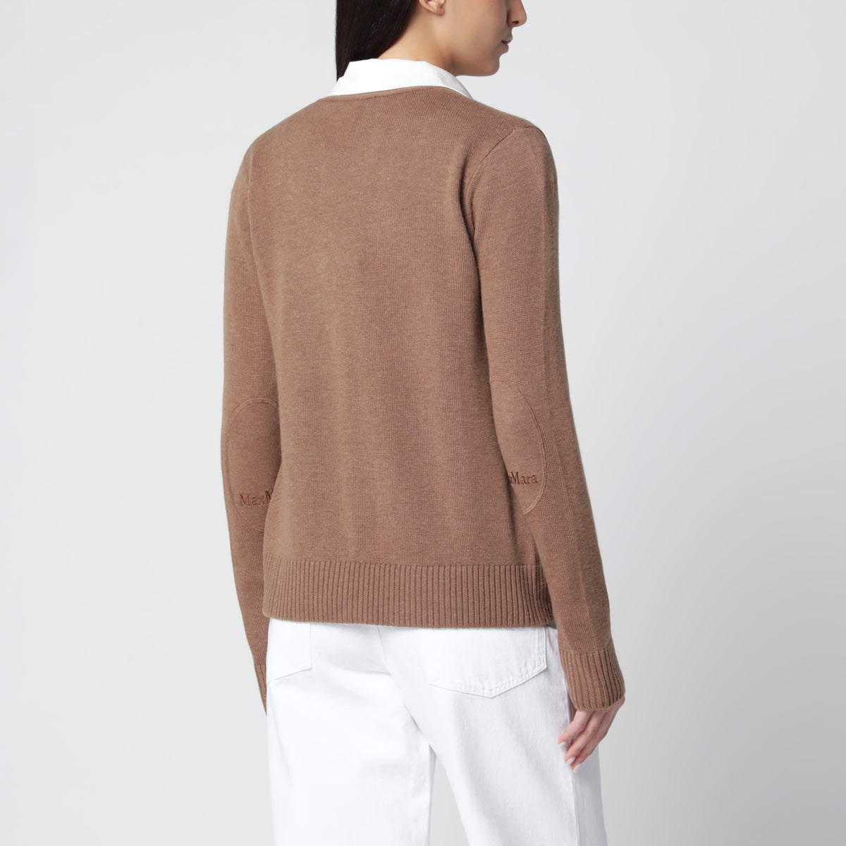Camel wool cardigan