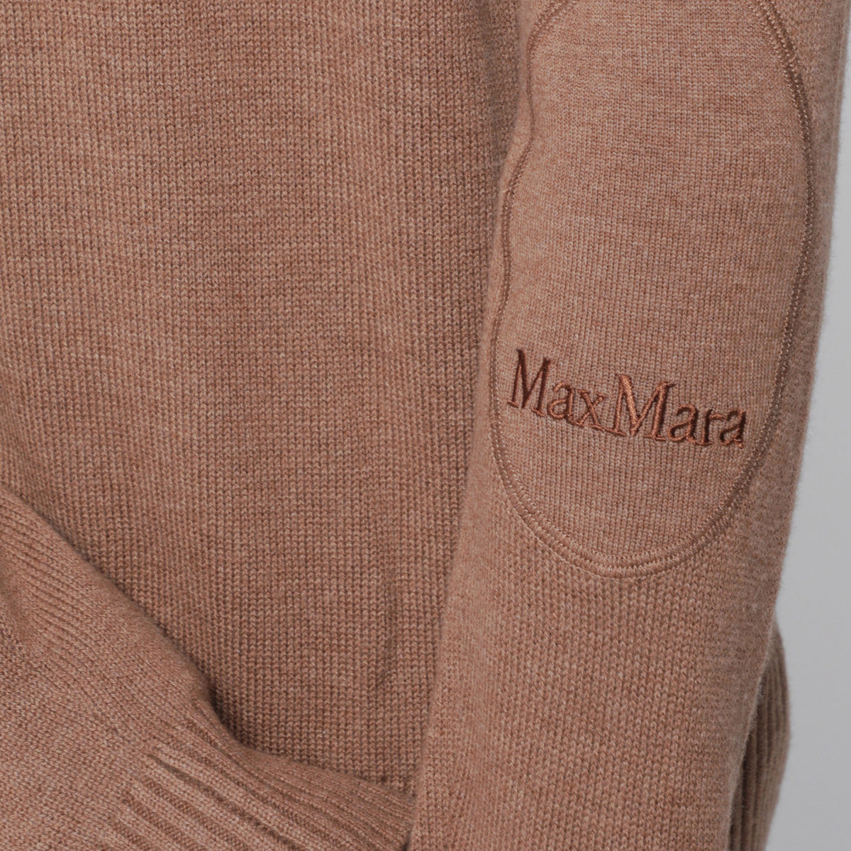 Camel wool cardigan