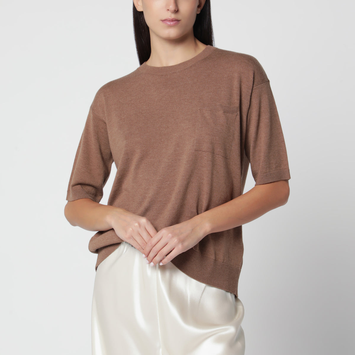 Aurelia camel-colored wool sweater