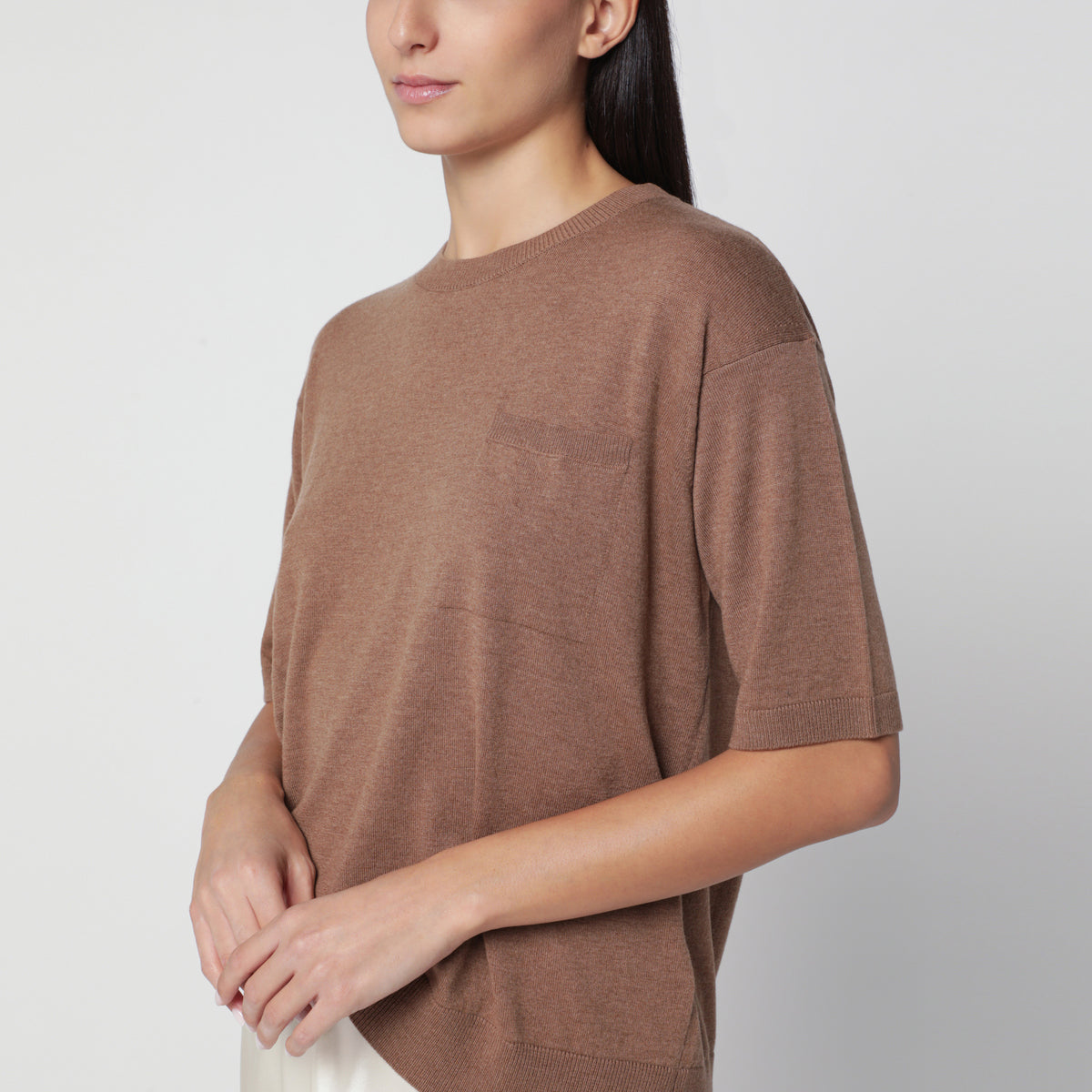 Aurelia camel-colored wool sweater