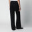 Weite schwarze Hose aus Double-Jersey