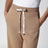 Hose aus Baumwolljersey in Camel