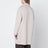 Cappotto midi color sabbia in drap di lana