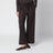 Pantalon de jogging marron en laine stretch