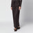 Pantalon de jogging marron en laine stretch