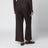 Pantalon de jogging marron en laine stretch