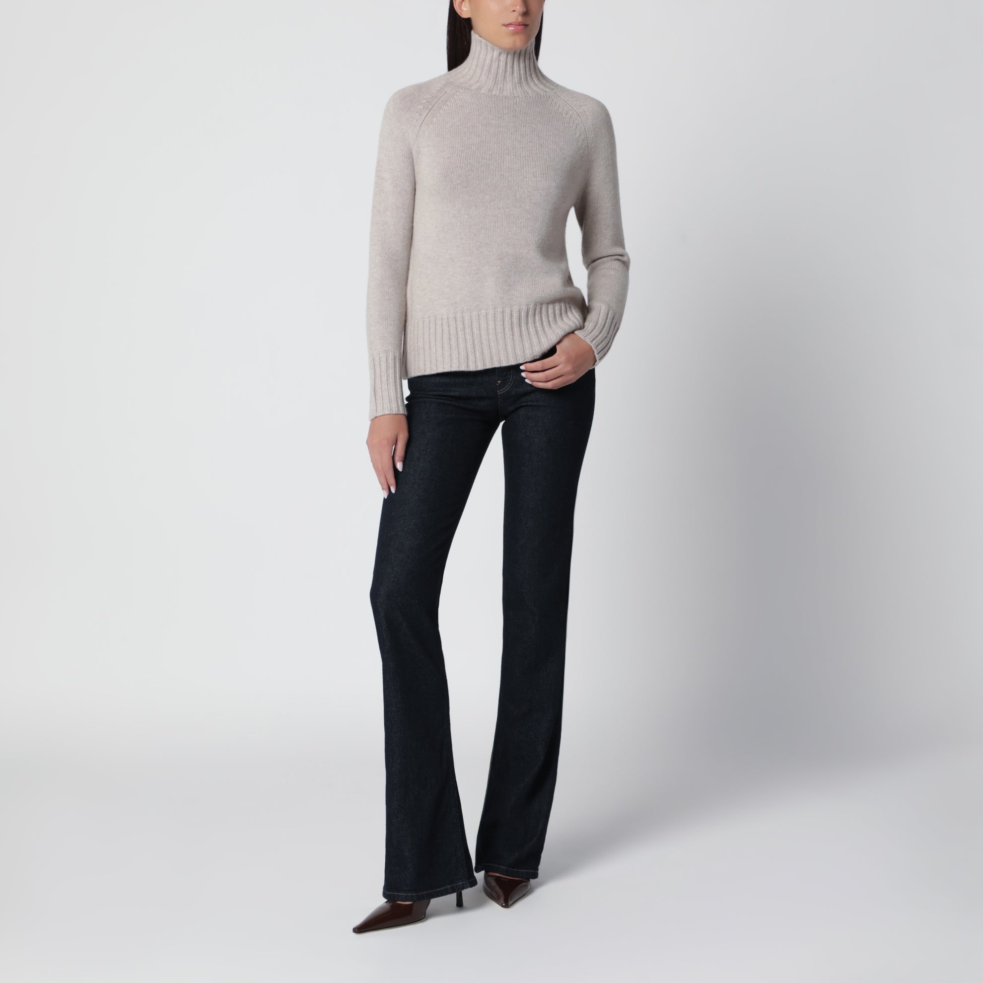 Rollkragenpullover Cachà aus Wolle und Kaschmir
