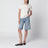 T-shirt beige in misto cotone con ricamo logo