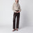 Pantalone in nappa d’agnello marrone